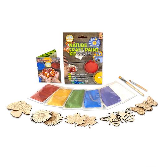 Natural Earth Paint Nature Wooden Craft Paint Kit